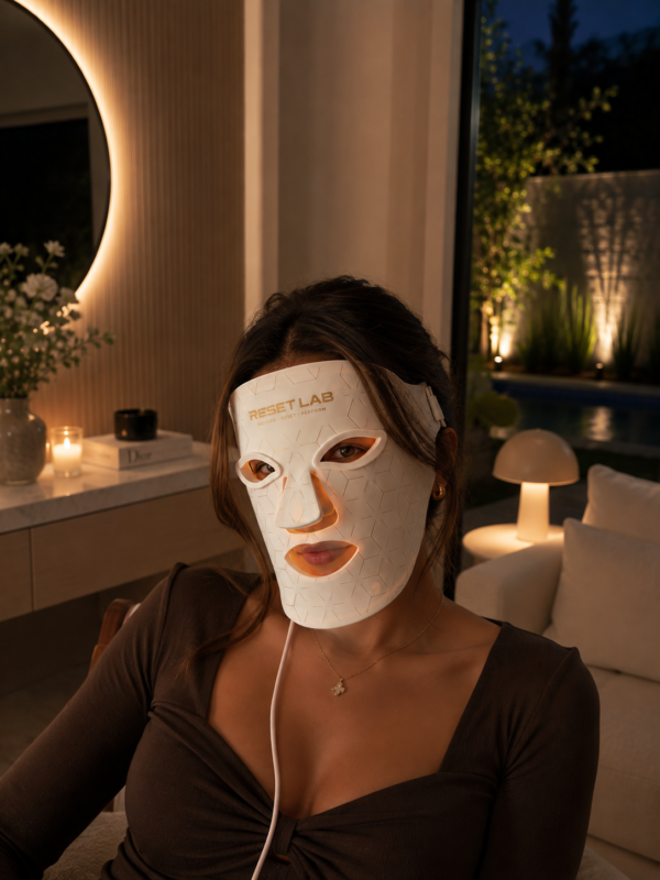 venta mascara facial 2 Máscara Facial LED RESETLAB