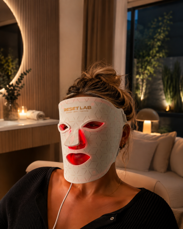 venta mascara facial 4 Máscara Facial LED RESETLAB